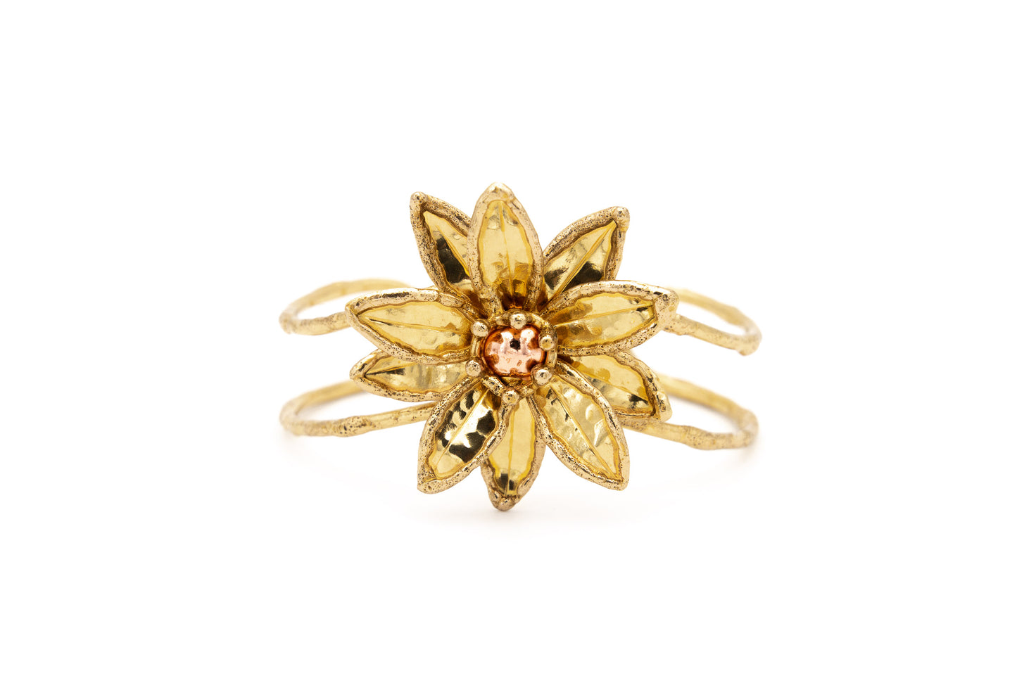 BRACCIALE OTTONE FIORE SH345